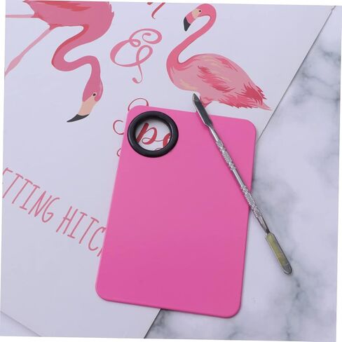 Stainless Steel Makeup Mixing Trays Nail Art Palette for Nail Art Polish Decor in Saudi Arabia