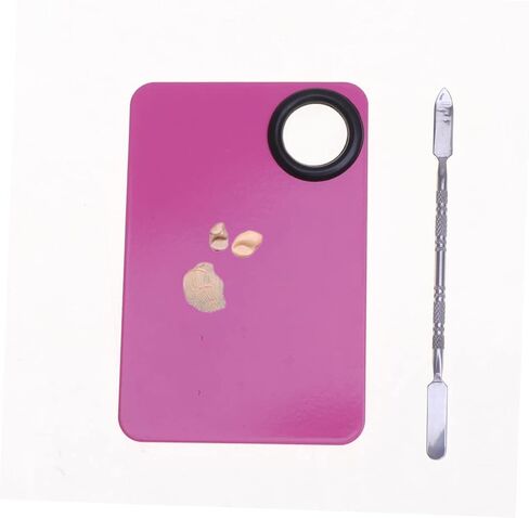 Stainless Steel Makeup Mixing Trays Nail Art Palette for Nail Art Polish Decor in Saudi Arabia