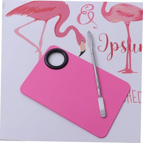 Stainless Steel Makeup Mixing Trays Nail Art Palette for Nail Art Polish Decor in Saudi Arabia