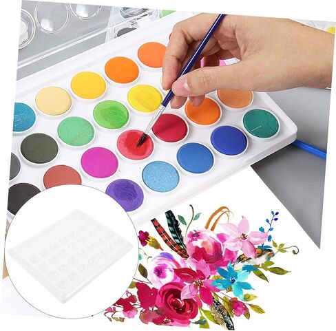 Ceramic Watercolor Mixing Tray Porcelain Pigment Palette for Artists Lid for Painting and Art Supplies in Saudi Arabia