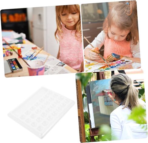 Ceramic Watercolor Mixing Tray Porcelain Pigment Palette for Artists Lid for Painting and Art Supplies in Saudi Arabia