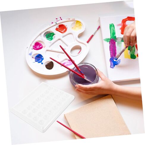 Ceramic Watercolor Mixing Tray Porcelain Pigment Palette for Artists Lid for Painting and Art Supplies in Saudi Arabia