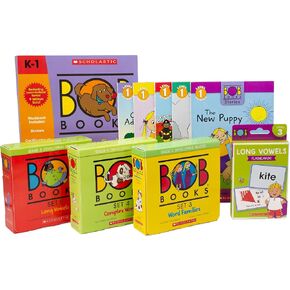 Bob Books Stage 3 Developing Readers Bundle – Advanced Phonics Set with 3 Box Sets, 5 Storybooks, Workbook & Long-Vowel Flashcards | Ages 5-7 in Saudi Arabia