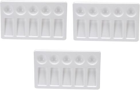 DOITOOL 3pcs Mixing Pallets for Artists Watercolor Palette Trays Paint Mixing Trays in Saudi Arabia