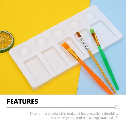 DOITOOL 3pcs Mixing Pallets for Artists Watercolor Palette Trays Paint Mixing Trays in Saudi Arabia