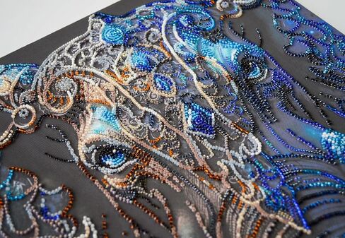 Abris Art Bead Embroidery Kit - When Winter Blows Cold in Saudi Arabia