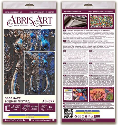 Abris Art Bead Embroidery Kit - When Winter Blows Cold in Saudi Arabia