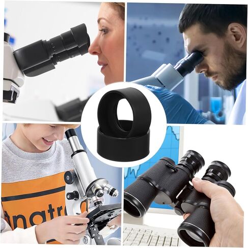 2pcs حراس العدسة المجهر المطاطي دروع العين المتوافقة لعرض محسّن للمشاهدة الخفيفة الوزن والمجهر المتينة تحمي العدسة من التصادمات in Kuwait