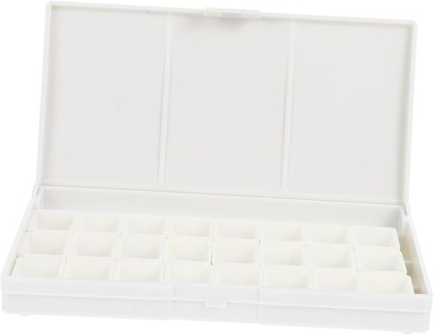 DOITOOL Paint Palette Watercolor Pad Paint Tray Pigment Storage Box Compartment DIY Painting Craft Simple Elegant Design in Saudi Arabia