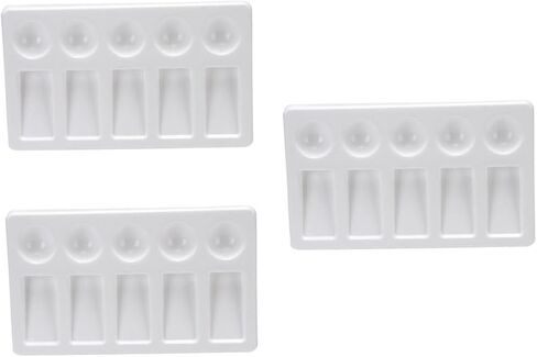 9pcs Paint Palette Lightweight Mixing Trays for Watercolor Acrylics Artist Pigment Trays for Arts Crafts and Student Projects in Saudi Arabia