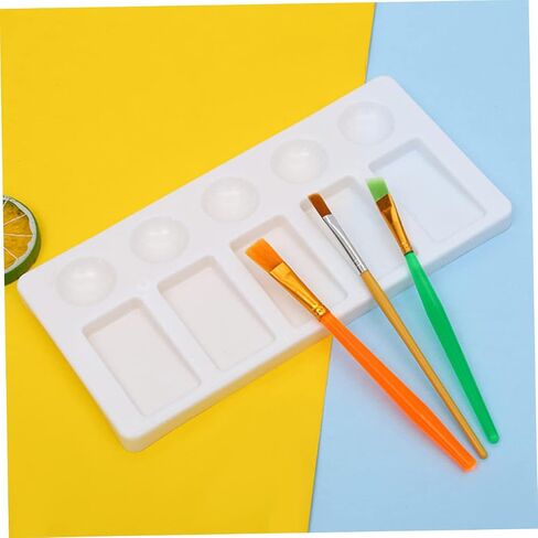 9pcs Paint Palette Lightweight Mixing Trays for Watercolor Acrylics Artist Pigment Trays for Arts Crafts and Student Projects in Saudi Arabia