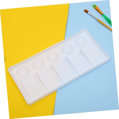 9pcs Paint Palette Lightweight Mixing Trays for Watercolor Acrylics Artist Pigment Trays for Arts Crafts and Student Projects in Saudi Arabia