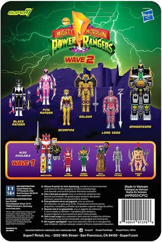 Super7 Mighty Morphin Power Rangers Megazord (Lightning Glow) رقم رد فعل - 5.75 " in Saudi Arabia