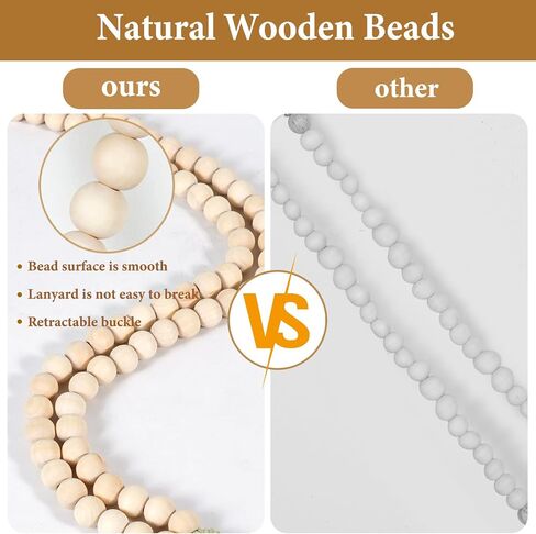 Retractable Lanyards for Id Badges, 2024 Teacher Lanyard with ID Holder, Wooden Beaded Lanyard for Keychain, Boho Breakaway Lanyard Personalized Gift for Women in Saudi Arabia