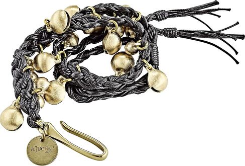 Meinl Percussion Ajuch Brass Bells Jingle Tambourine Sound Effect for Cymbals — Hand Tied Rope — Includes Canvas Bag, 2-Year Warranty (MABS) in Kuwait