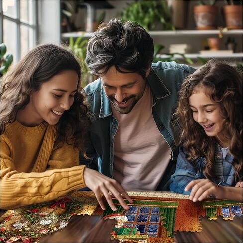White Mountain Puzzles Delivering Gifts - 500 Piece Jigsaw Puzzle in Saudi Arabia