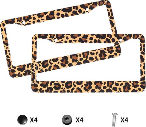 Butterfly License Plate Frame,Cute License Plate Frame for Women, Car Tags Frame Holder Cover Car Accessories 2 Pack 2 Hole Stainless Aluminum Decorative 2 Pcs Set Cover para placa for Girl Women in Saudi Arabia