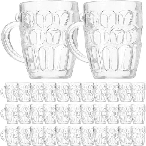 IMIKEYA Dollhouse Beer Cup Model Decorations 50pcs Mini Plastic Beer Mugs for Mini Landscape House Decorations in Saudi Arabia