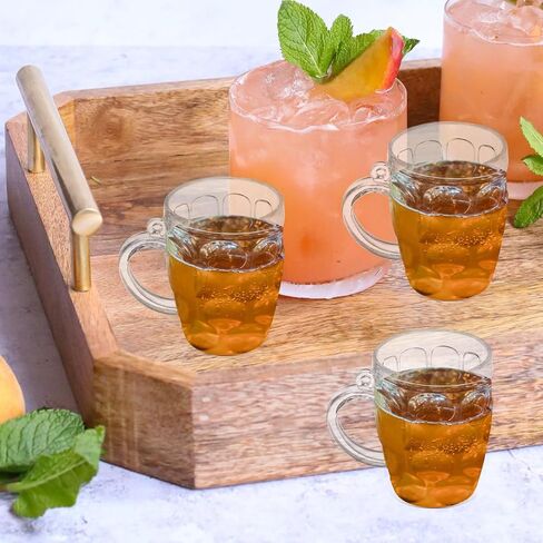 IMIKEYA Dollhouse Beer Cup Model Decorations 50pcs Mini Plastic Beer Mugs for Mini Landscape House Decorations in Saudi Arabia