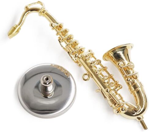 Odoria 1/12 Miniature Saxophone Dollhouse Musical Instruments Accessories in Saudi Arabia