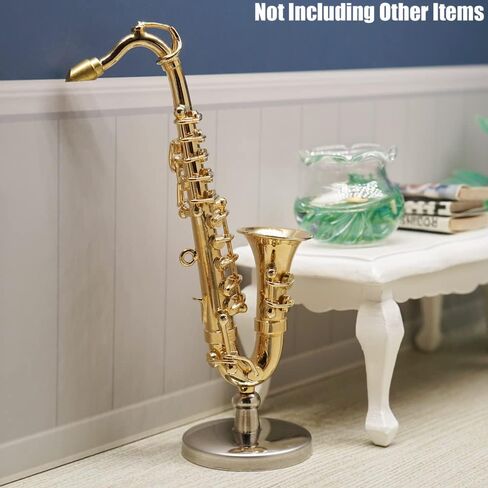 Odoria 1/12 Miniature Saxophone Dollhouse Musical Instruments Accessories in Saudi Arabia