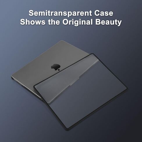 MOSISO Compatible with MacBook Air 13 inch Case 2025-2022 M4 A3240 M3 A3113 M2 A2681, Soft TPU Frame Bumper Anti-Cracking Hard Case&Keyboard Skin&Screen Film for MacBook Air 13.6 inch, Black in Saudi Arabia