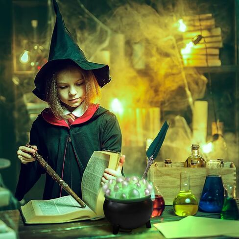 Halloween Witches Cauldron Pen حامل توهج في الساحرة المظلمة Cauldron Pot Makeup Pency حامل قلم رصاص للمكتب القوطي ديكور Halloween Desk Organizer للهدايا العصبية in Saudi Arabia