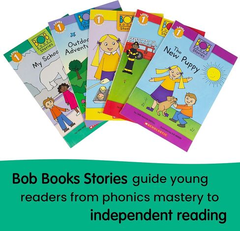 Bob Books Stage 3 Developing Readers Bundle – Advanced Phonics Set with 3 Box Sets, 5 Storybooks, Workbook & Long-Vowel Flashcards | Ages 5-7 in Saudi Arabia