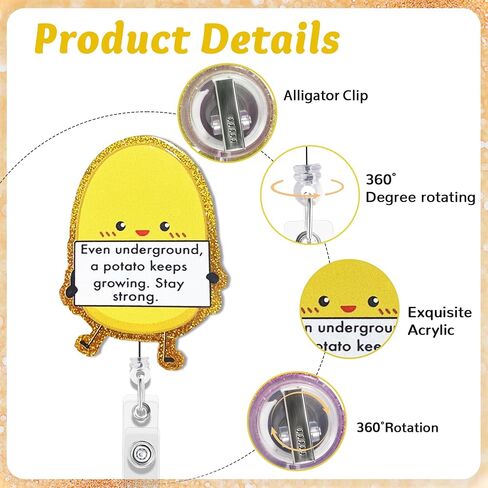 24 PCS SCRUB LIFE BEADGE BEELS BUNK FULLAY COLLUTULAL BADGE MOVENTORS CLIP قابلة للسحب in Kuwait