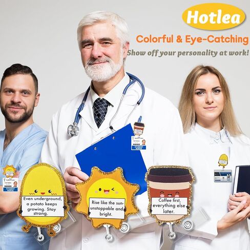 24 PCS SCRUB LIFE BEADGE BEELS BUNK FULLAY COLLUTULAL BADGE MOVENTORS CLIP قابلة للسحب in Kuwait