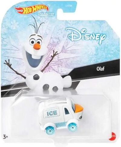 Hot Wheels Disney Frozen Frozen Cars ، Elsa و Olaf ، مجموعة مركبة ممولة ، 3+ سنوات in Kuwait