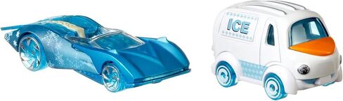 Hot Wheels Disney Frozen Frozen Cars ، Elsa و Olaf ، مجموعة مركبة ممولة ، 3+ سنوات in Kuwait