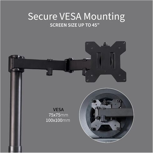 Single Piece Ultra-Wide Monitor Desk Stand, Adjustable Bracket Suitable for 45-inch Screens - in Saudi Arabia