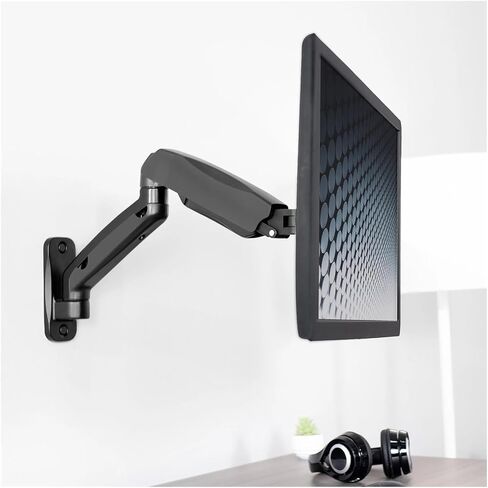 Pneumatic Spring Arm, 17 to 32 Inch Computer Monitor Wall Mount - in Saudi Arabia
