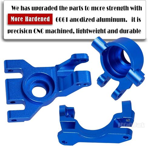 RC Aluminum Caster Block,Steering Blocks,Rear Stub Axle Carriers Upgrades Part for 1/10 Slash Rustler Stampede Jato 4X4 (VXL)(BL-2s) 4WD,F0rd Fiesta ST Rally (VXL)(BL-2s),Colorful in Saudi Arabia