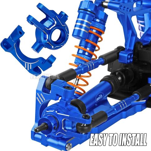 RC Aluminum Caster Block,Steering Blocks,Rear Stub Axle Carriers Upgrades Part for 1/10 Slash Rustler Stampede Jato 4X4 (VXL)(BL-2s) 4WD,F0rd Fiesta ST Rally (VXL)(BL-2s),Colorful in Saudi Arabia
