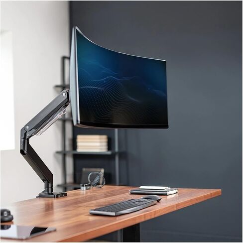 Single Pneumatic Tabletop Mount with U Bracket for 49-inch in Saudi Arabia