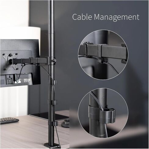 Single Monitor Mount Extra-high Adjustable Stand, fits one Screen up to 32 inches in Saudi Arabia