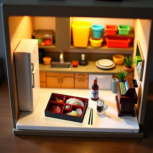 1 Set Dollhouse Fast Food Delicate DIY Tiny 1:12 Dollhouse Miniature Food Set Dollhouse Accessories in Saudi Arabia