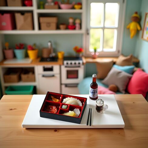 1 Set Dollhouse Fast Food Delicate DIY Tiny 1:12 Dollhouse Miniature Food Set Dollhouse Accessories in Saudi Arabia