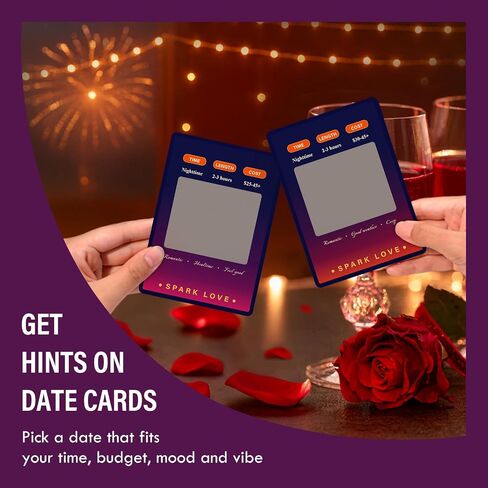 50 Fun & Adventurous Date Ideas Scratch Off Cards -Perfect Couple Gifts for Anniversary, Valentines Day, Wedding- Young Couples & Newlyweds Edition for Her, Him, Girlfriend, Boyfriend. in Kuwait