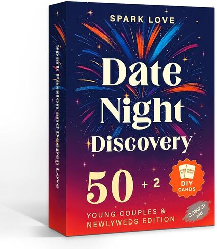 50 Fun & Adventurous Date Ideas Scratch Off Cards -Perfect Couple Gifts for Anniversary, Valentines Day, Wedding- Young Couples & Newlyweds Edition for Her, Him, Girlfriend, Boyfriend. in Kuwait