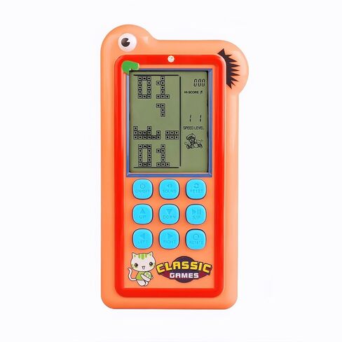 Cartoon Block Game Console Screen Big 23/26 Bricck Dual Mode Buttons Silicone Dualle in Kuwait