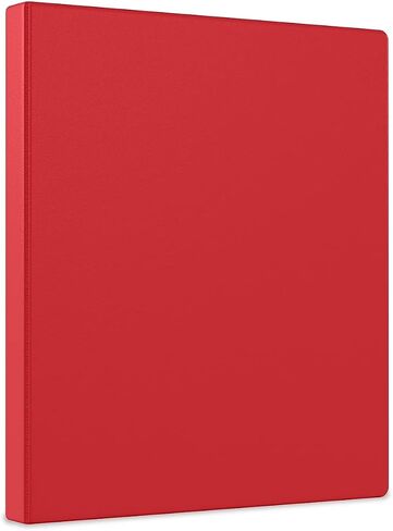 Staples Light-Use 1/2-inch 3-Ring Non-View Binders, Red, 3/Pack (ST26852-CCVS) in Saudi Arabia