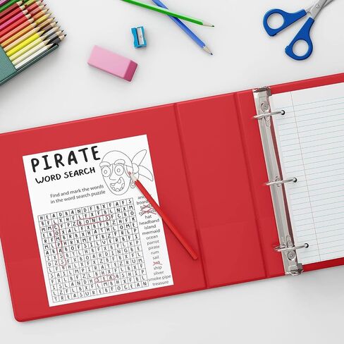 Staples Light-Use 1/2-inch 3-Ring Non-View Binders, Red, 3/Pack (ST26852-CCVS) in Saudi Arabia