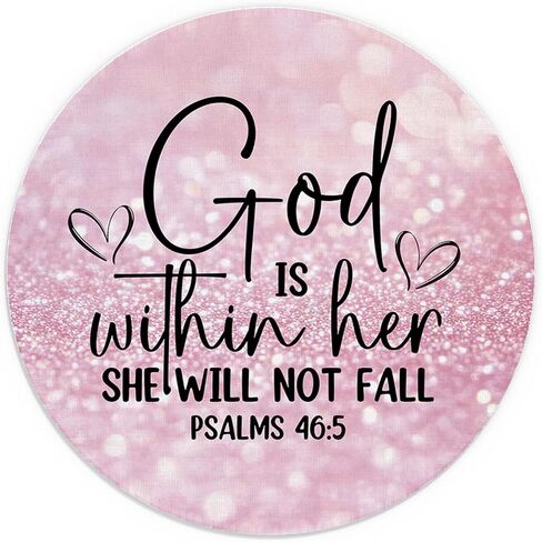 Christian Jesus Mouse Pad 7.9x7.9 Inch,Christian Gifts for Women Men,He Left the 99 to Find Me Religious Mousepad for Computers Laptop Home Office Dorm Desk Accessories,Jesus Leaves the 99 Sheep in Saudi Arabia