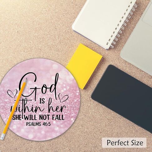 Christian Jesus Mouse Pad 7.9x7.9 Inch,Christian Gifts for Women Men,He Left the 99 to Find Me Religious Mousepad for Computers Laptop Home Office Dorm Desk Accessories,Jesus Leaves the 99 Sheep in Saudi Arabia