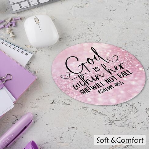 Christian Jesus Mouse Pad 7.9x7.9 Inch,Christian Gifts for Women Men,He Left the 99 to Find Me Religious Mousepad for Computers Laptop Home Office Dorm Desk Accessories,Jesus Leaves the 99 Sheep in Saudi Arabia