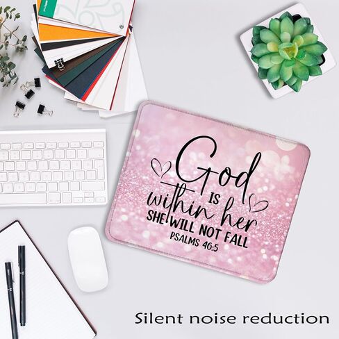 Christian Jesus Mouse Pad 7.9x7.9 Inch,Christian Gifts for Women Men,He Left the 99 to Find Me Religious Mousepad for Computers Laptop Home Office Dorm Desk Accessories,Jesus Leaves the 99 Sheep in Saudi Arabia