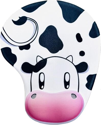 Ergonomic Cartoon Mouse Pad ，Animal Patterns Mouse Pad with Wrist Support, Mouse Pad with Wrist Rest, Mousepad with Non-Slip Pain Relief PU Base, Cute Mouse Pad (Panda) in Saudi Arabia